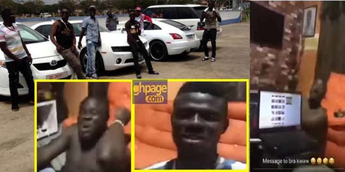 Angry Swedru Sakawa boys send strong warning to Kwaw Kese over his beef with Shatta Wale [Video]