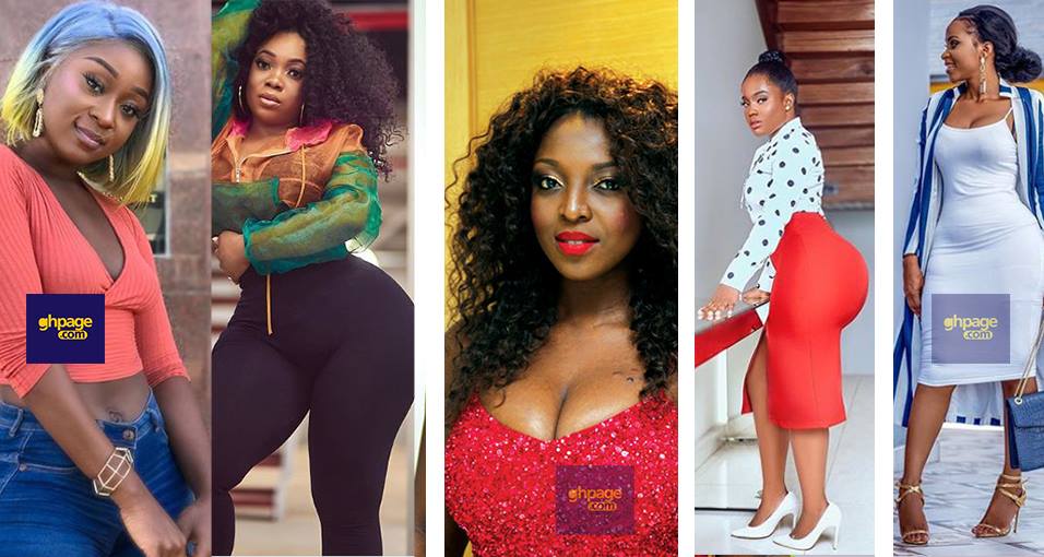 Video+Photos: Top 10 most curvy Ghanaian celebrities.