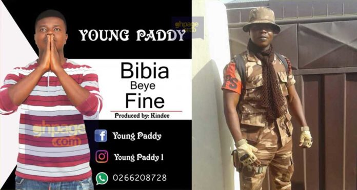 Ghana Prisons Service Officer,Young Paddy drops single 