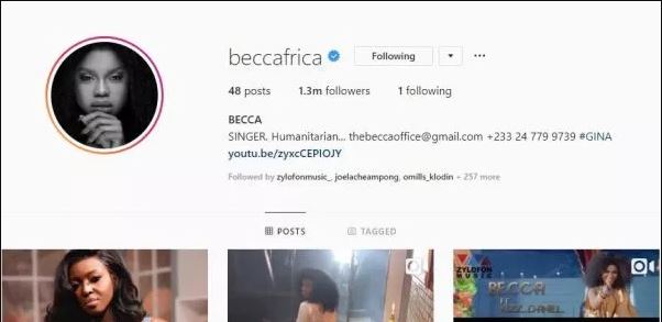 Fans angrily insult Becca after she unfollowed everyone on Instagram, except her husband