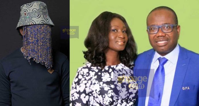 Nyantakyi's wife 'cries' on TV: Narrates how her husband was trapped