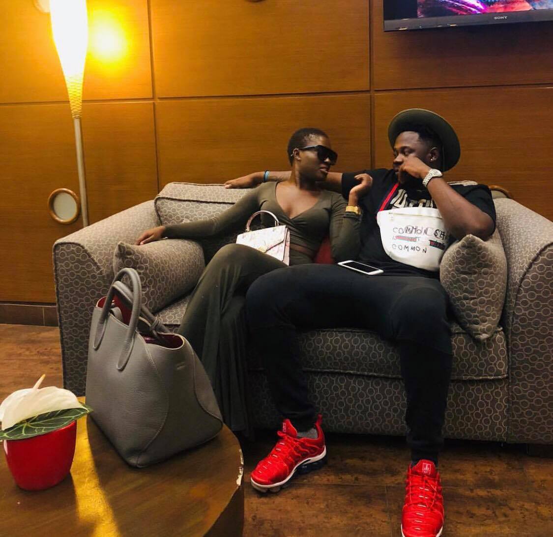 Medikal with Fella Makafui