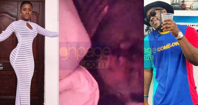Video of Medikal and Fella Makafui kissing and smooching in bed pops up