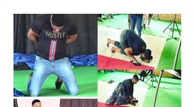 Pastor makes members lick his shoes to receive miracle money