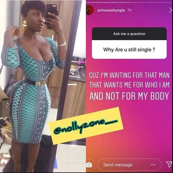 “I’m waiting for a man who wants me for who I am and not for my body” - Princess Shyngle opens up