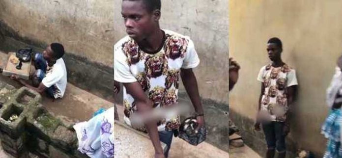 Young man caught trying to use neighbours destinies for rituals