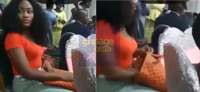 Slay Queen caught stealing drinks at a party