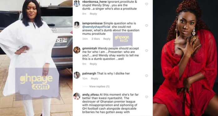 Social media users attack Wendy Shay after ‘provoked Joynews’ interview