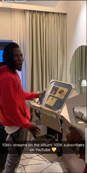 Stonebwoy receives honour from Youtube after his EOM album hit 10 million+ views