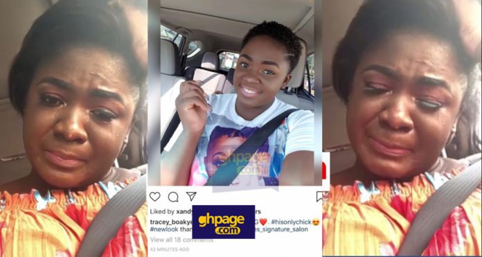 Actress Tracey Boakye confirms she actually cried like a baby because of her man