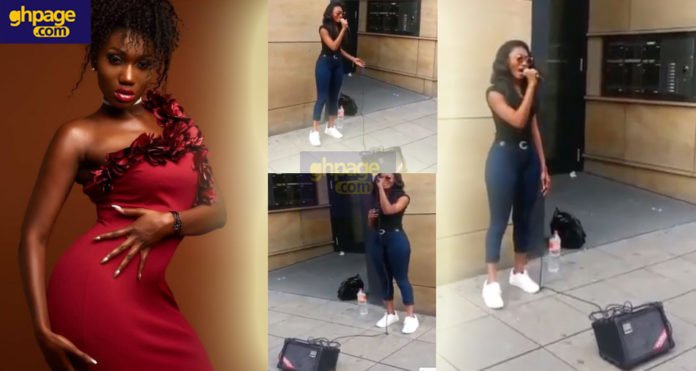 Throwback video of Wendy Shay singing on the streets of Germany pops up on social media