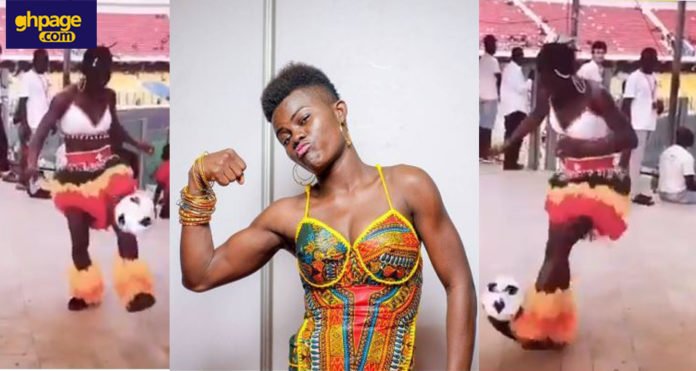 Wiyaala shows off her football skills and desire to join Black Queens