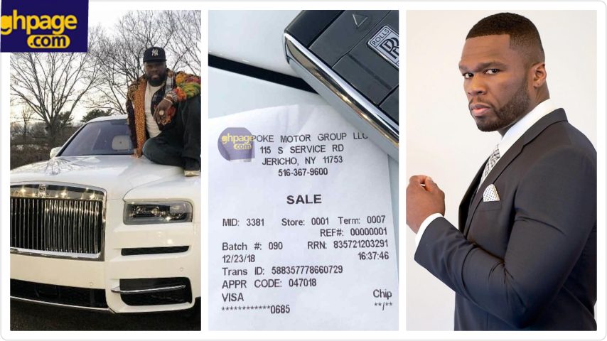 50 Cent buys himself $440k Rolls Royce for Christmas