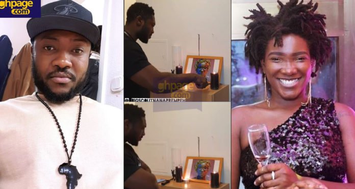 Ebony’s biggest fan holds a candlelight vigil to commemorate her on X’mas Eve