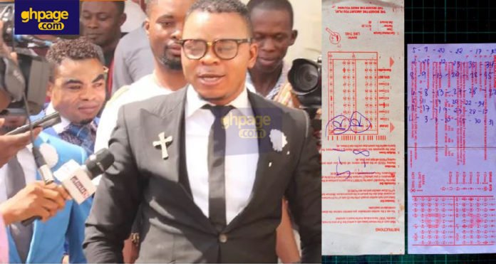 Bishop Obinim dares his critics to bring biblical evidence that lotto is a sin