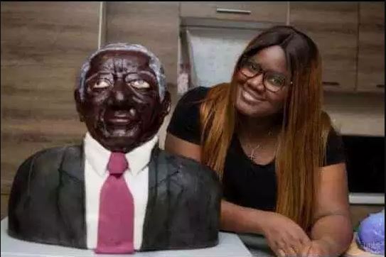 Former President Kuffour's birthday cake causes laughter on social media