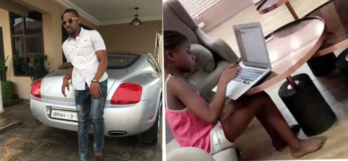 Ibrah Wan shares video of his children learning how to use the internet