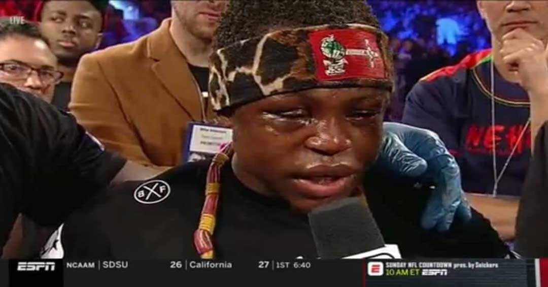 How Isaac Dogboe looks now after Emanuel Navarrete destroyed his face