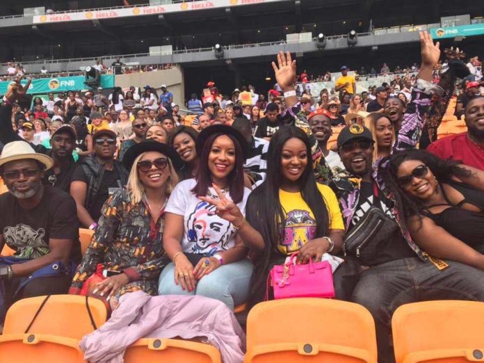 Ghanaian stars at the Global Citizen Festival in South Africa