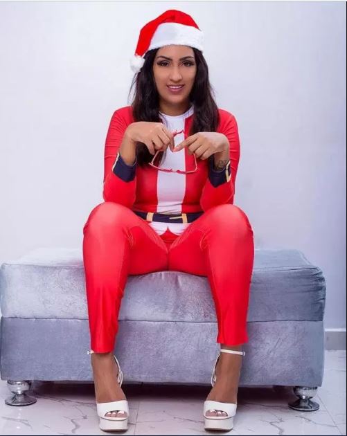 Juliet Ibrahim glows in lovely photos to celebrate Christmas