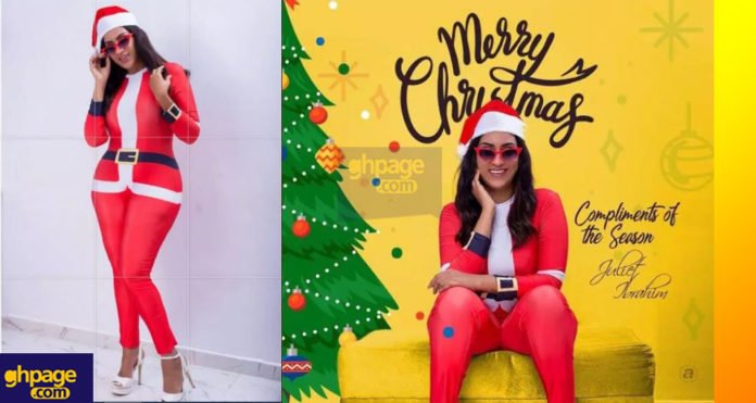 Juliet Ibrahim glows in lovely photos to celebrate Christmas