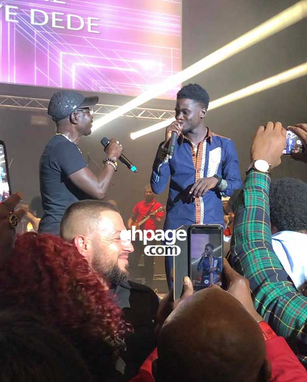Magnificent: Amakye Dede performed old songs with Kuami Eugene in London