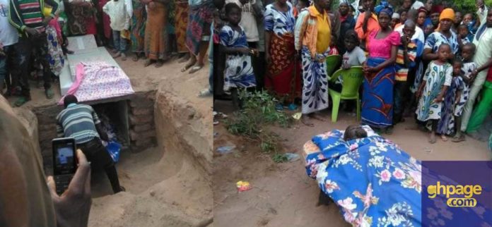 Man buried with bed instead of a coffin