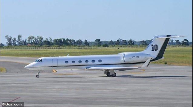 Photos of Lionel Messi’s newly acquired £12million customized private jet