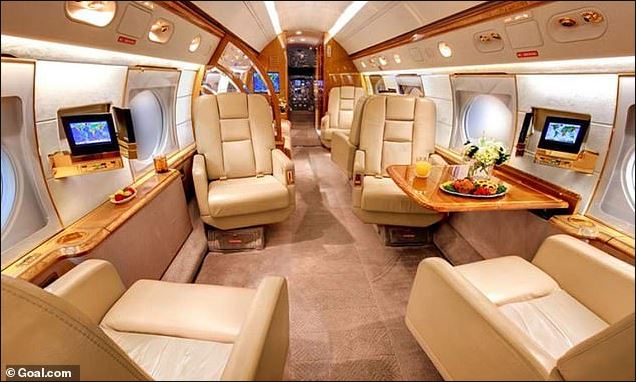 Photos of Lionel Messi’s newly acquired £12million customized private jet