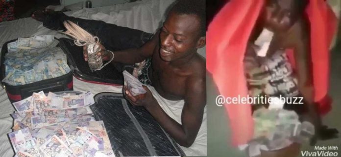 Video of sakawa boy vomiting money pops up online