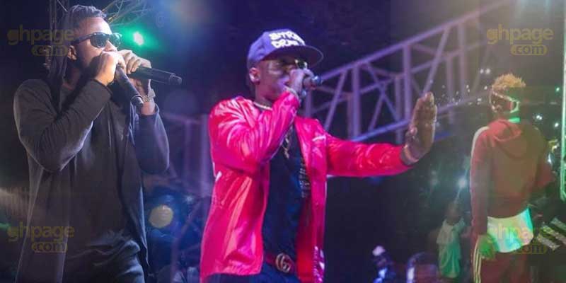 Shatta Wale unites with Criss Waddle at Medikal’s concert