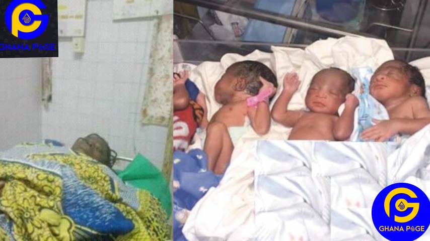 Woman gives birth to quadruplets after years of bareness