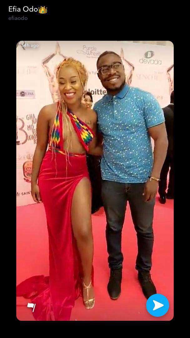 Efia Odo flaunts new boyfriend