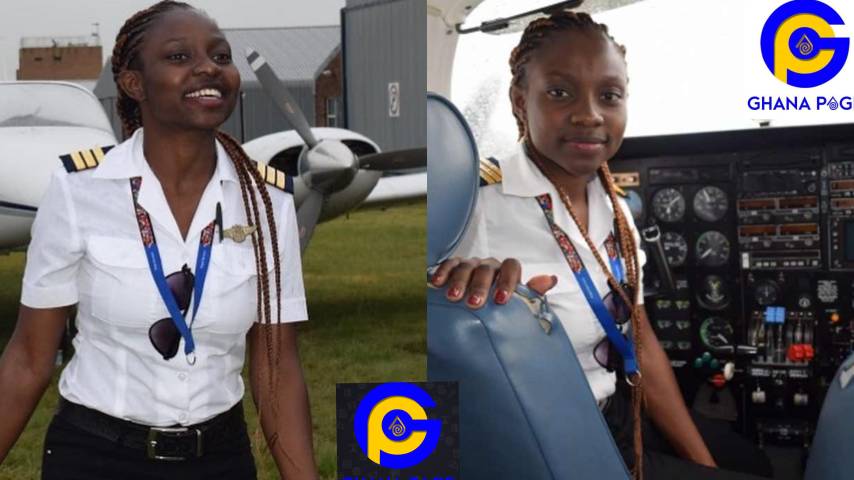 Meet Ghana’s youngest female  pilot, Audrey Esi