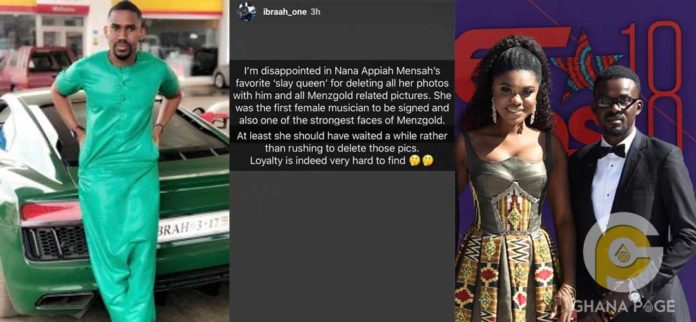 ‘I’m disappionted in NAM1’s favorite ‘slay queen’ for deleting all her photos with him’ – Ibrah Wan