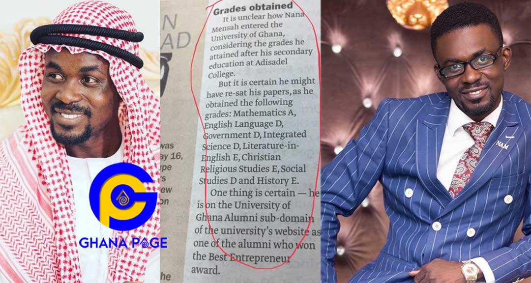 NAM1's Poor Wassce results hit social media- Many are wondering how he gained admission at the Univ