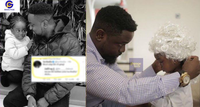 Sarkodie rains insult on fan for saying he likes his daughter Titi