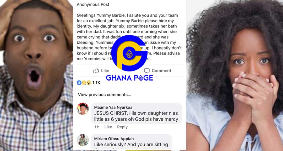 My husband sleeps with our 6yrs daughter-Ghanaian woman