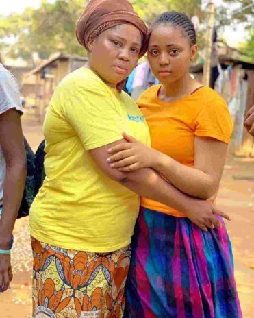 Regina Daniels and mom 