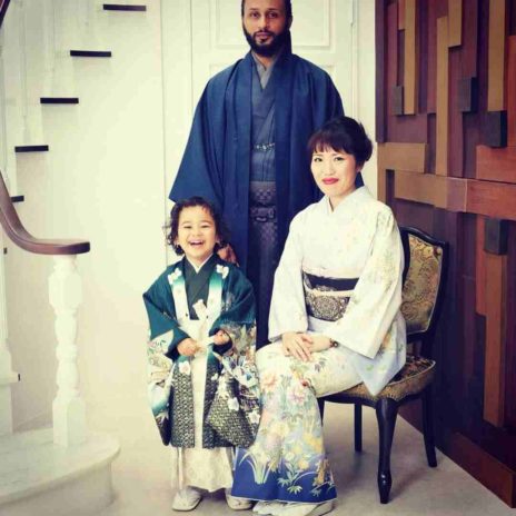 Wanlov shares photos of  his beautiful Japanese baby mama and daughter