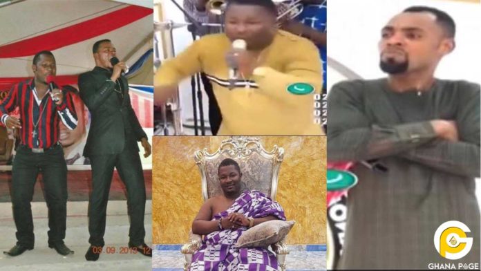 Watch:Last video of Obinim's son, Senior Bright performing with Rev. Obofuor before his death