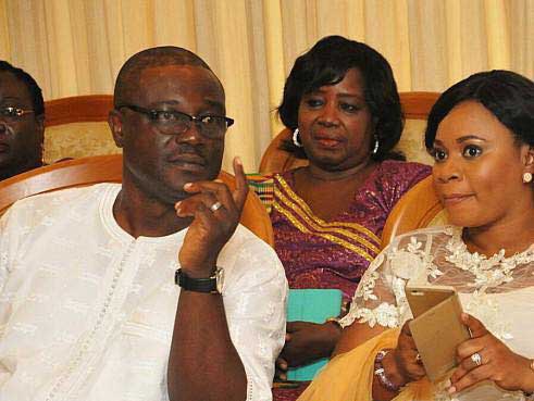 Mrs. Charlotte Osei and husband