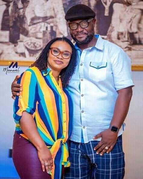 Mrs. Charlotte Osei and husband