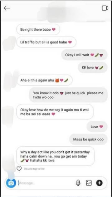 N@ked photos & ‘atopa chats’ between a female celebrity and her 'sugar boy' leaked