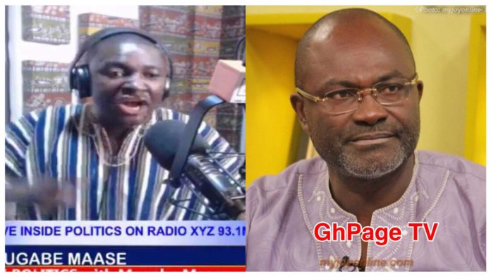 Ken Agyapong will go mad and roam the streets naked-Mugabe Maase