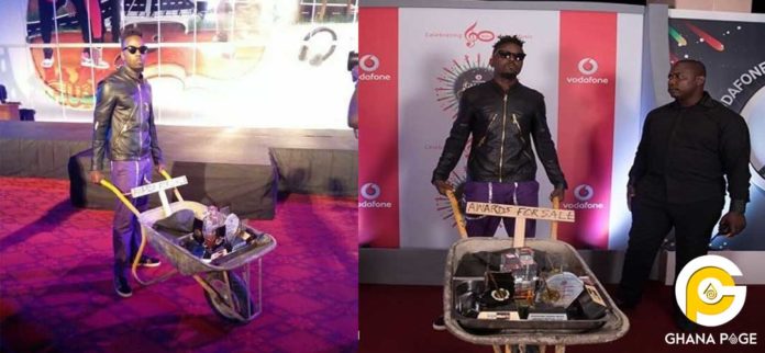 Kwaw Kese reveals he has sold 3 of his VGMA award plagues
