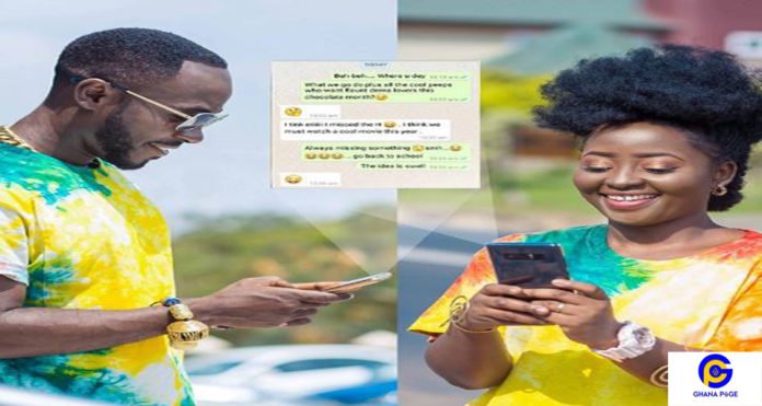 Checkout the lovely Whatsapp chat between Okyeame Kwame and wife