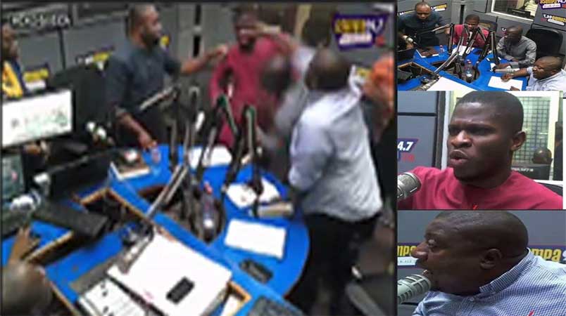 Nana B slaps Sammy Gyamfi at Asempa FM during live discussion
