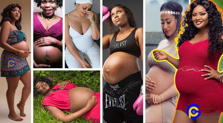 Top Ghanaian Celebrity baby bumps that will give you baby goals