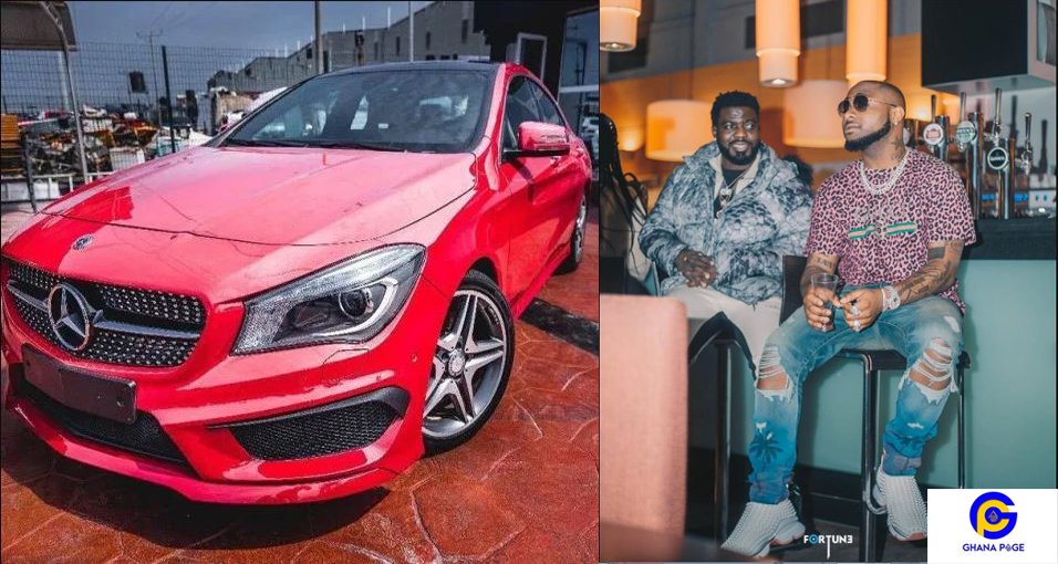 Davido buys his personal assistant Lati a Mercedez Benz - GhPage